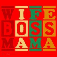 Wife Boss Mama Santa Hat thumb 1