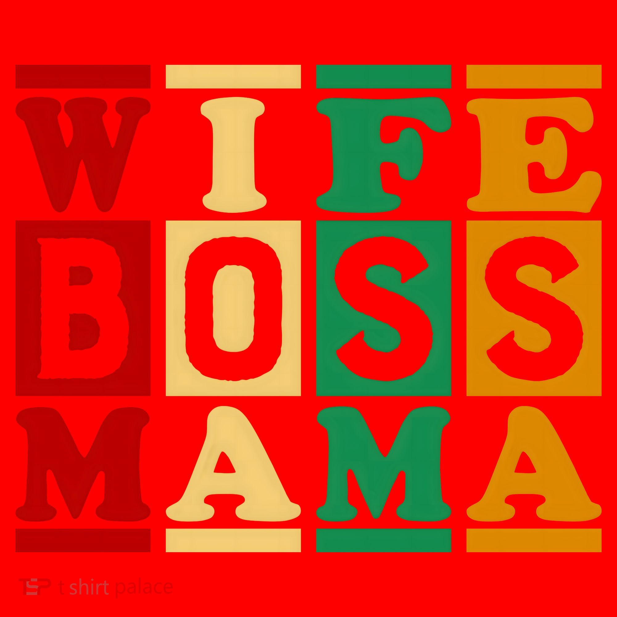 Wife Boss Mama Santa Hat