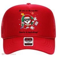 Wo Be Nice To The Teacher. Santa Is Watching! A Fun Christmas Hat thumb 0