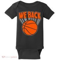 We Back New York Basketball Baby Bodysuit thumb 0