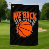 We Back New York Basketball Golf Towel thumb 1