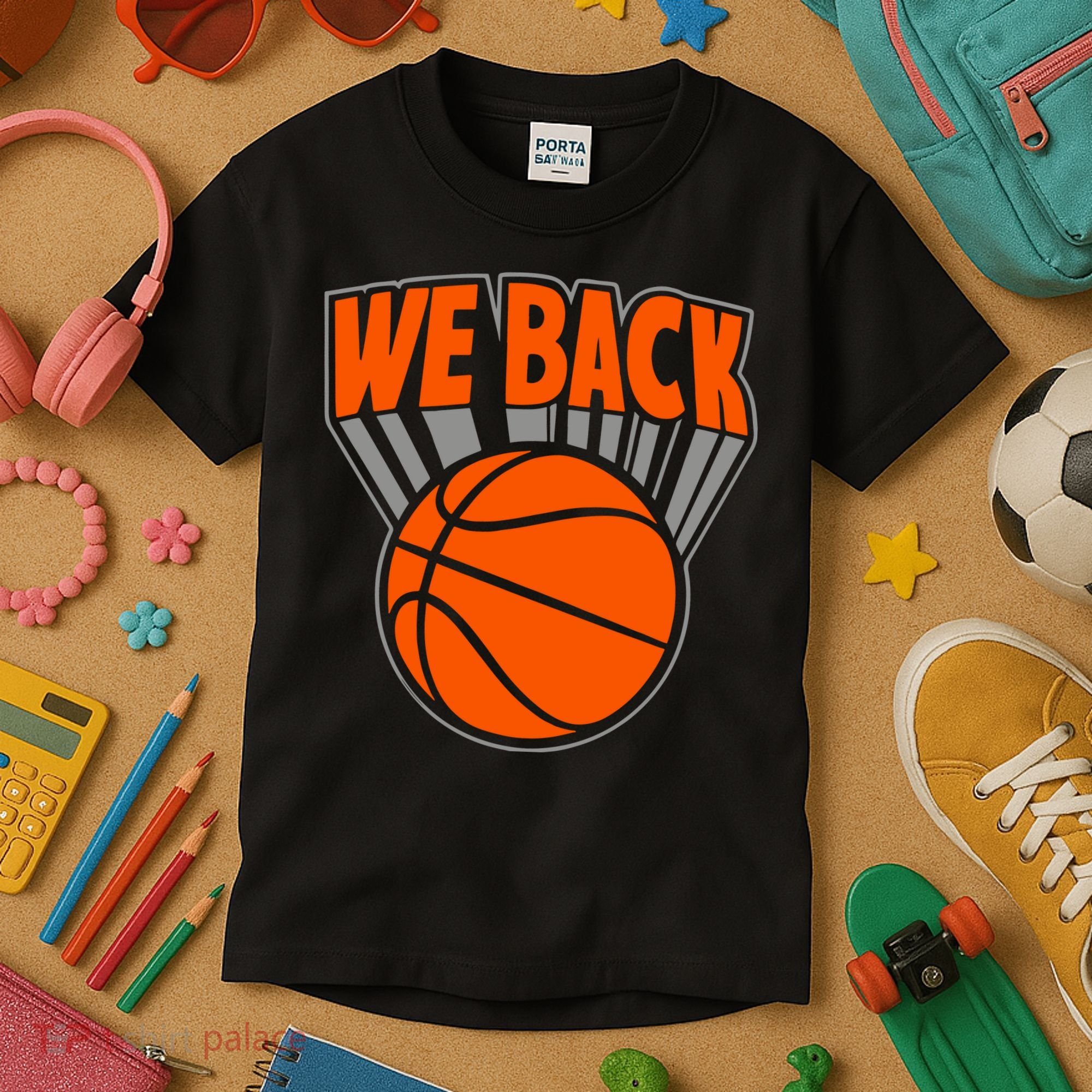 We Back New York Basketball Kids T-Shirt