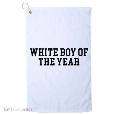 White Boy Of The Year Golf Towel