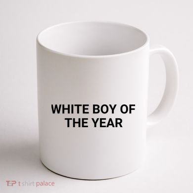 White Boy Of The Year Coffee Mug back