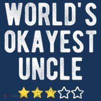 Worlds Best Okayest Uncle Funny Family Matching Costume Sweatshirt thumb 3