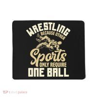 Wrestling Because Other Sports Require One Ball Wrestler  Mousepad thumb 0