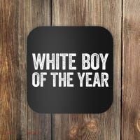 White Boy Of The Year Funny Statement Coaster thumb 0
