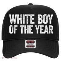 White Boy Of The Year Funny Statement Hat thumb 0