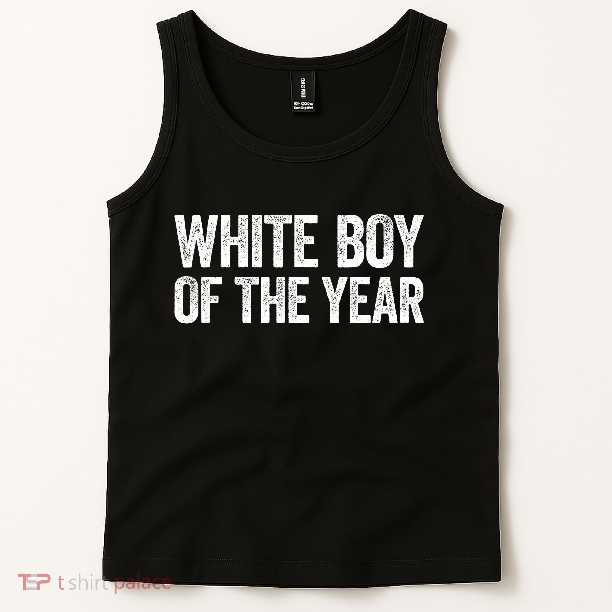 White Boy Of The Year Funny Statement Tank Top