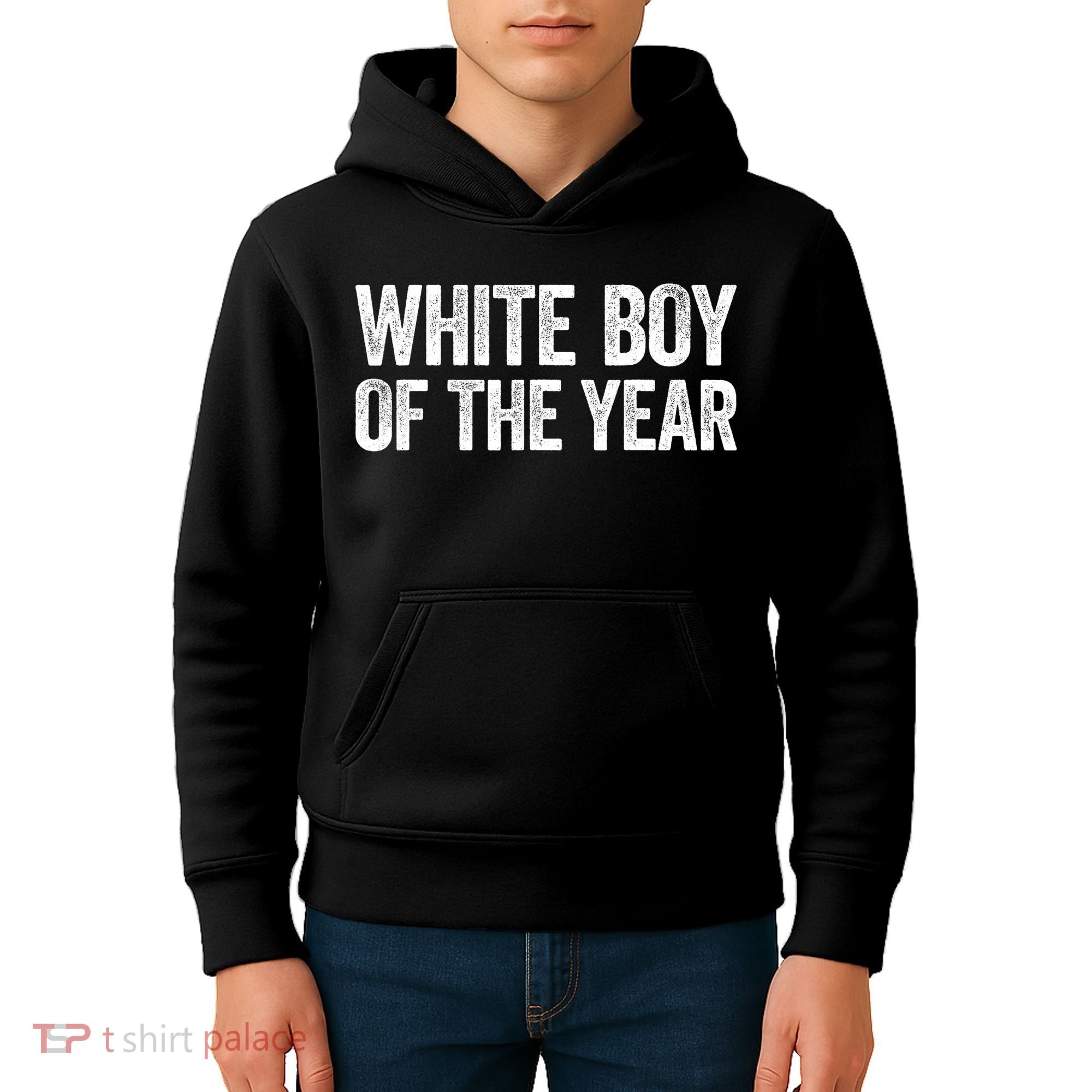 White Boy Of The Year Funny Statement Kids Hoodie