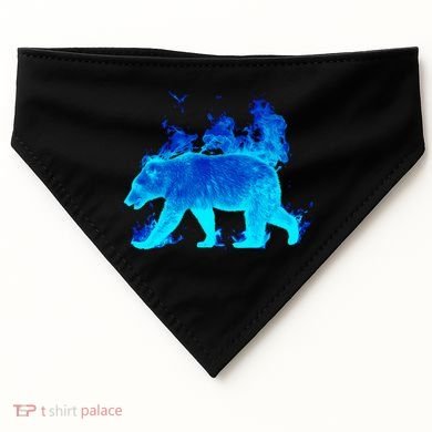 Wild Bear On Fire USA-Made Doggie Bandana