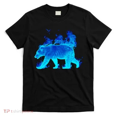 Wild Bear On Fire T-Shirt