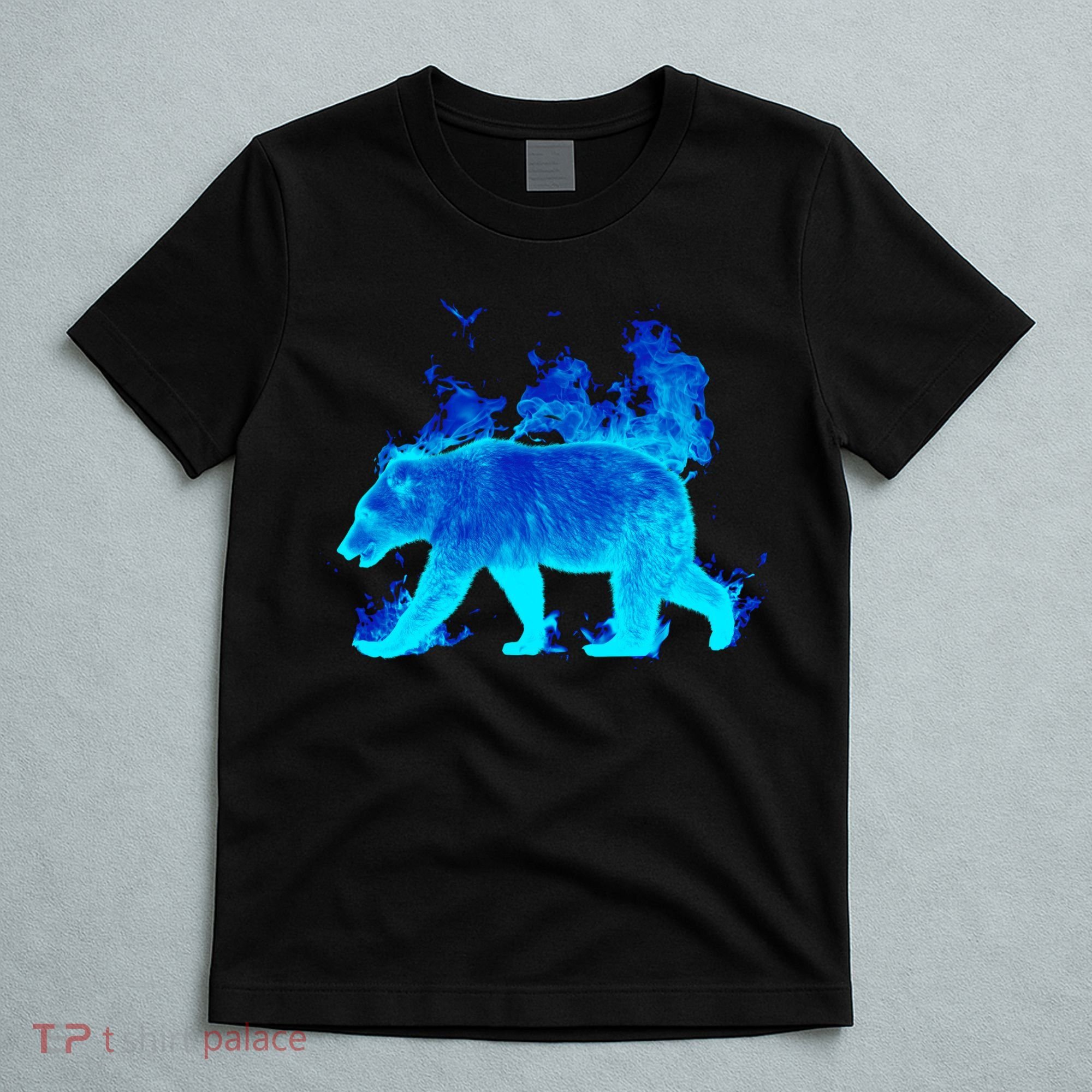 Wild Bear On Fire T-Shirt