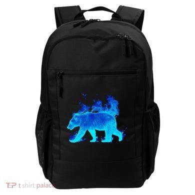 Wild Bear On Fire Backpack