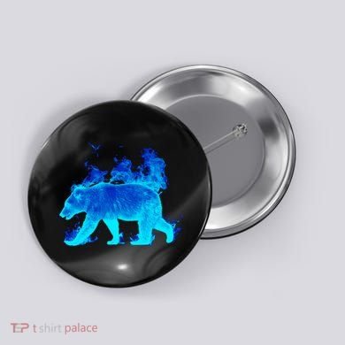 Wild Bear On Fire Button
