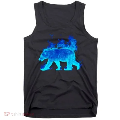 Wild Bear On Fire Tank Top