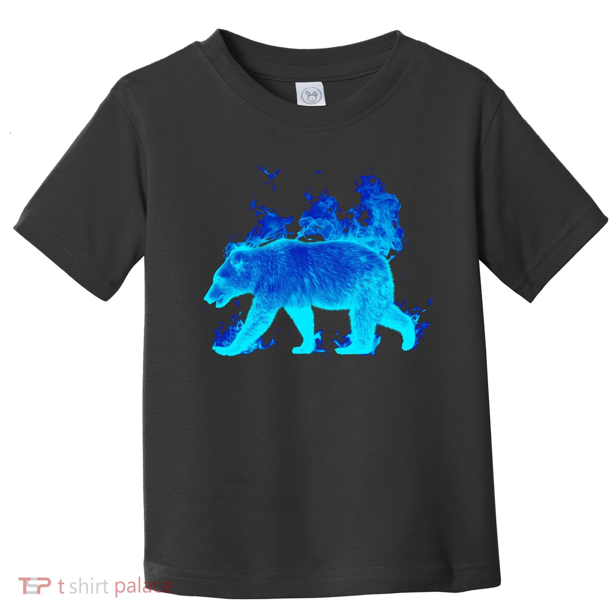 Wild Bear On Fire Toddler T-Shirt