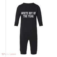 White Boy Of The Year Infant Fleece One Piece thumb 0