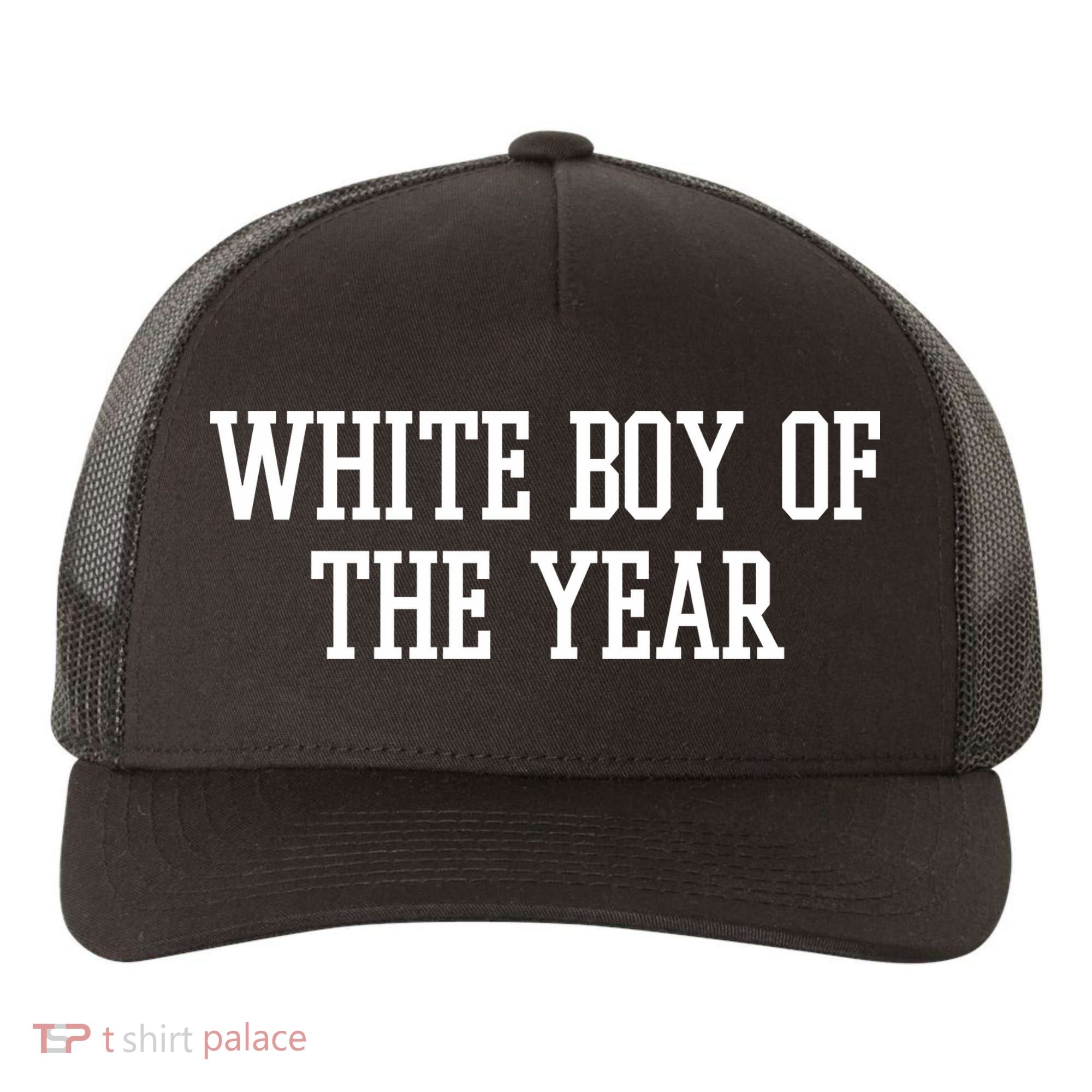 White Boy Of The Year Yupoong Adult 5-Panel Trucker Hat