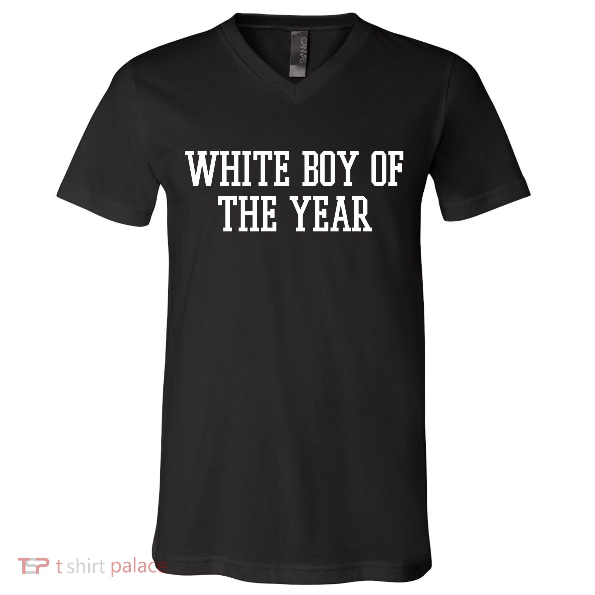 White Boy Of The Year V-Neck T-Shirt