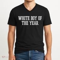 White Boy Of The Year V-Neck T-Shirt thumb 2
