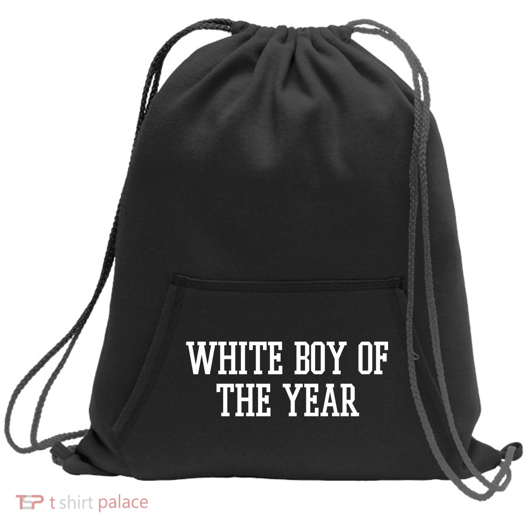White Boy Of The Year Sweatshirt Cinch Pack Bag