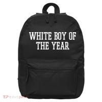 White Boy Of The Year 16 in Basic Backpack thumb 0