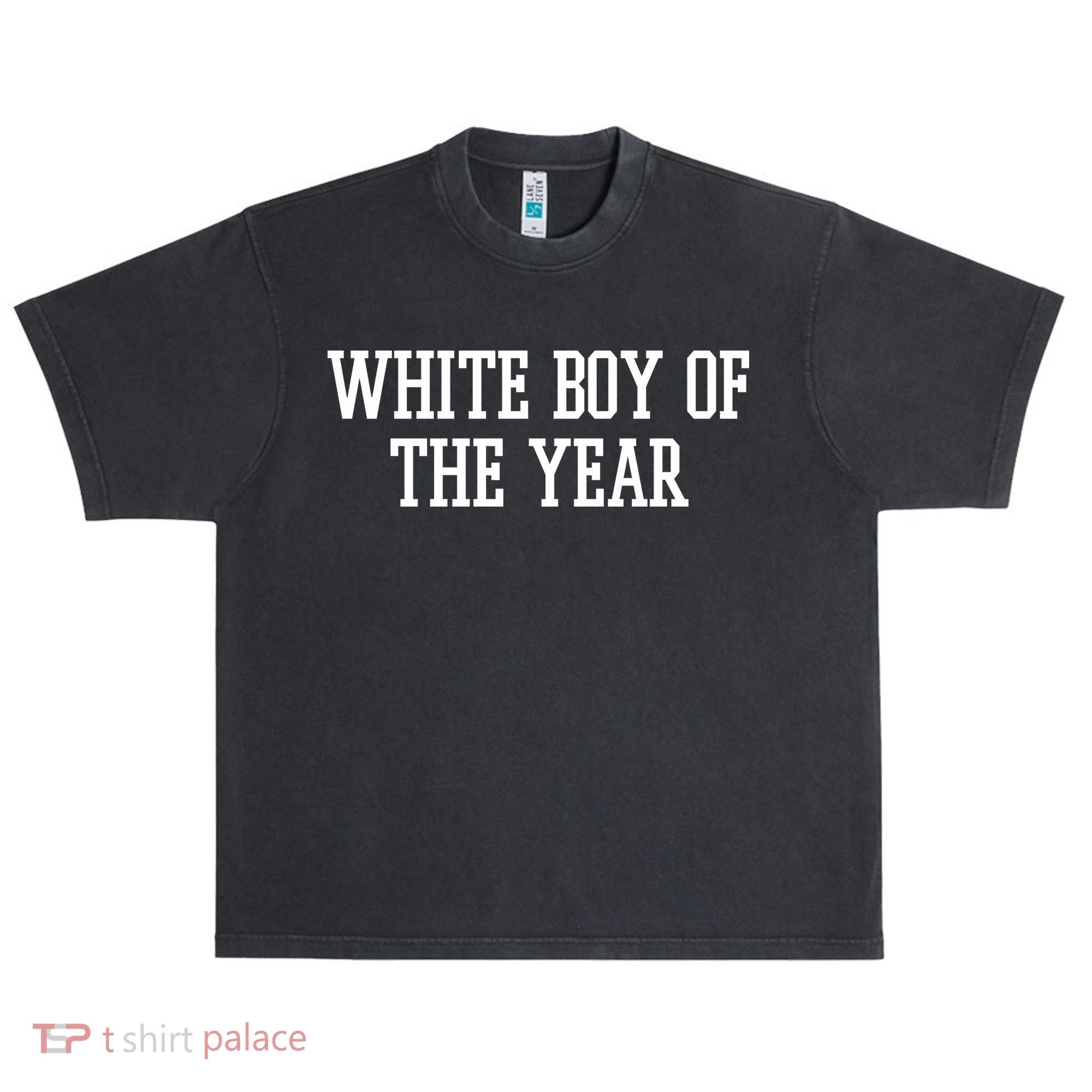White Boy Of The Year Urban Oversized Heavyweight T-Shirt