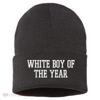 White Boy Of The Year Sustainable Knit Beanie thumb 0