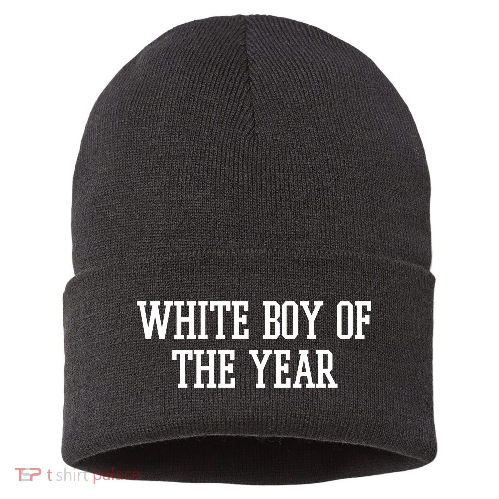 White Boy Of The Year Sustainable Knit Beanie