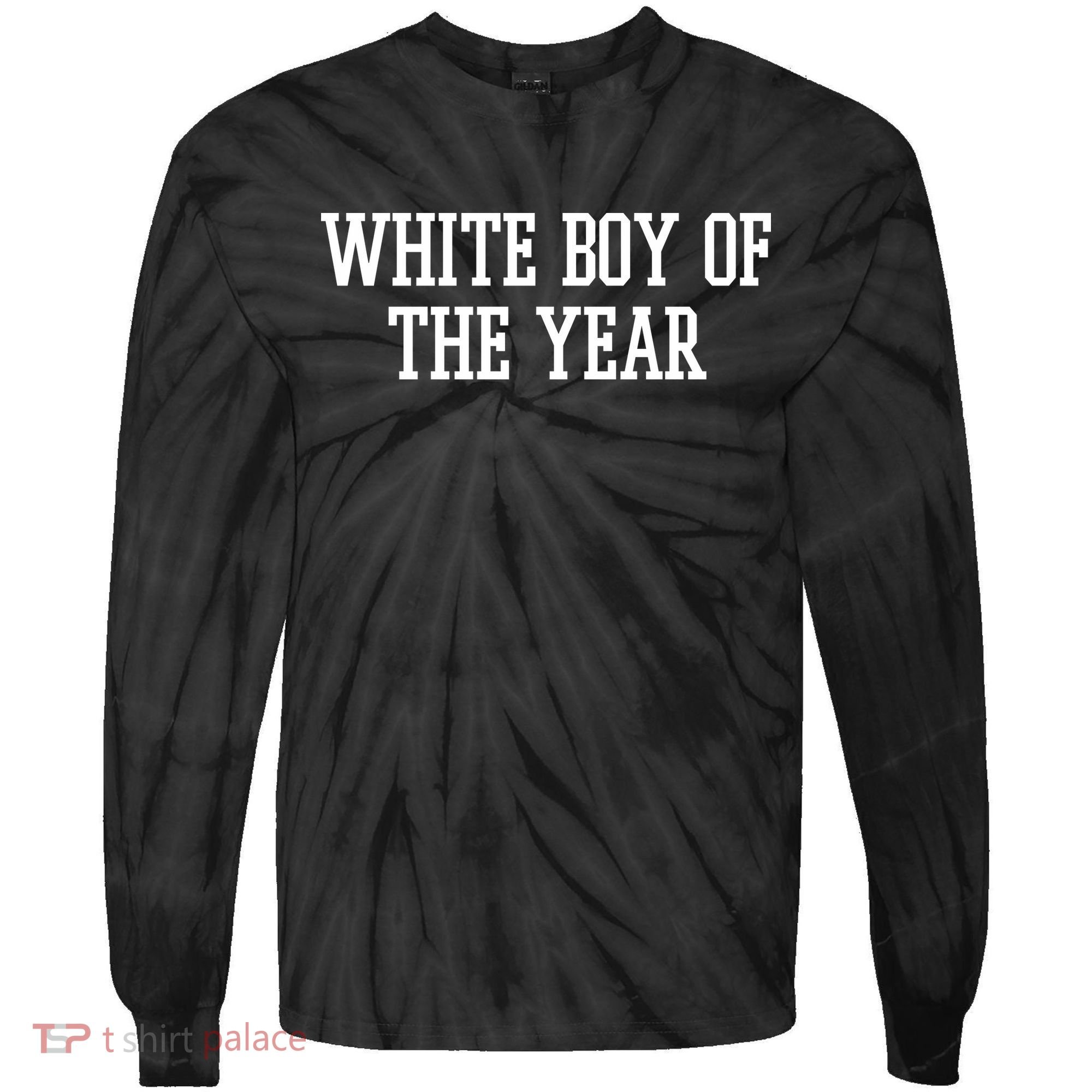 White Boy Of The Year Tie-Dye Long Sleeve Shirt