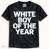 White Boy Of The Year Kids Tie-Dye T-Shirt thumb 0