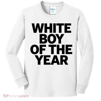 White Boy Of The Year Kids Long Sleeve Shirt