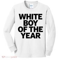 White Boy Of The Year Kids Long Sleeve Shirt thumb 0