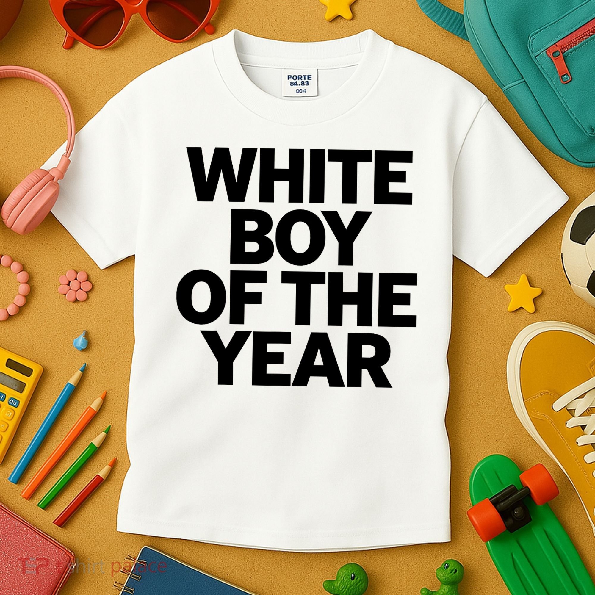 White Boy Of The Year Kids T-Shirt