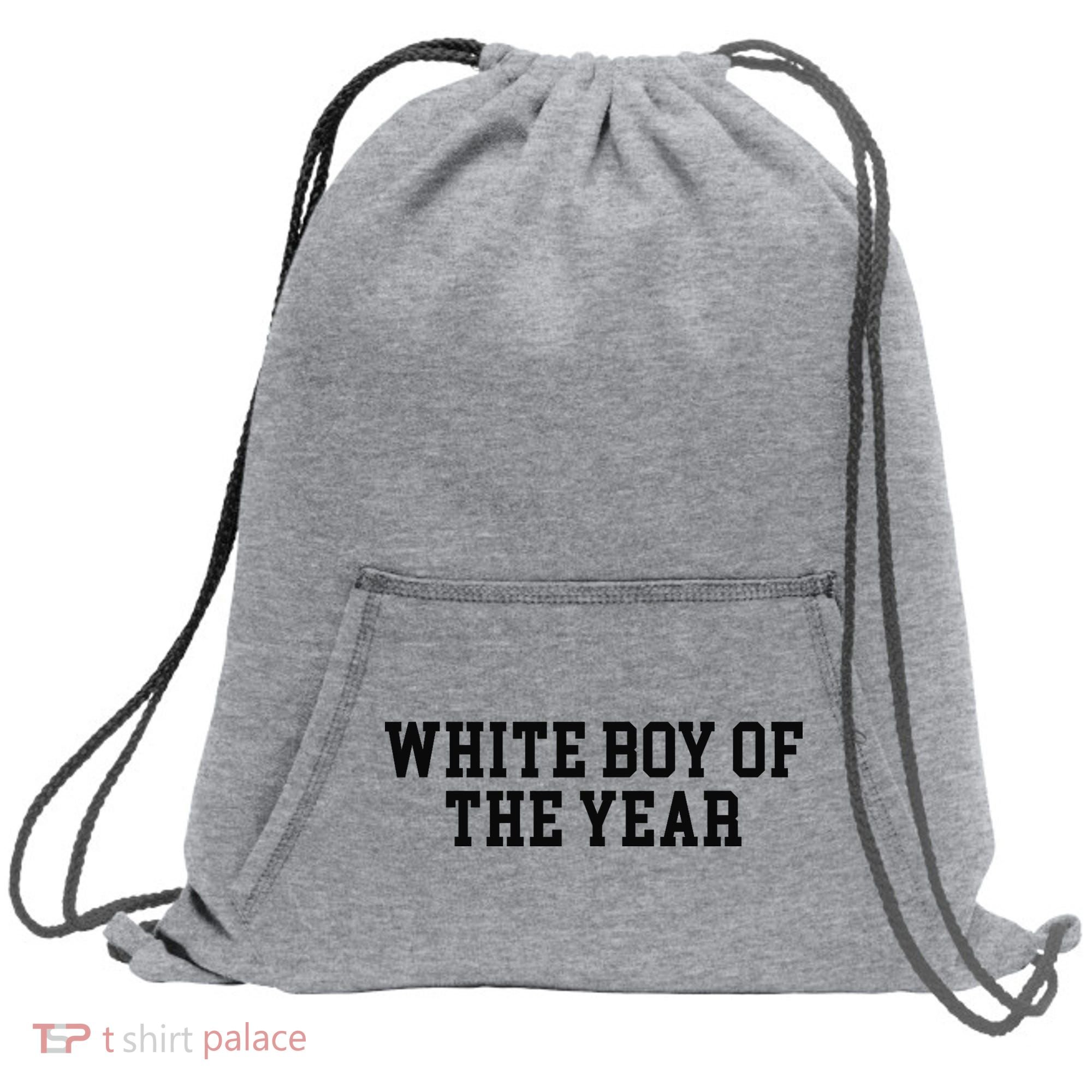 White Boy Of The Year Sweatshirt Cinch Pack Bag