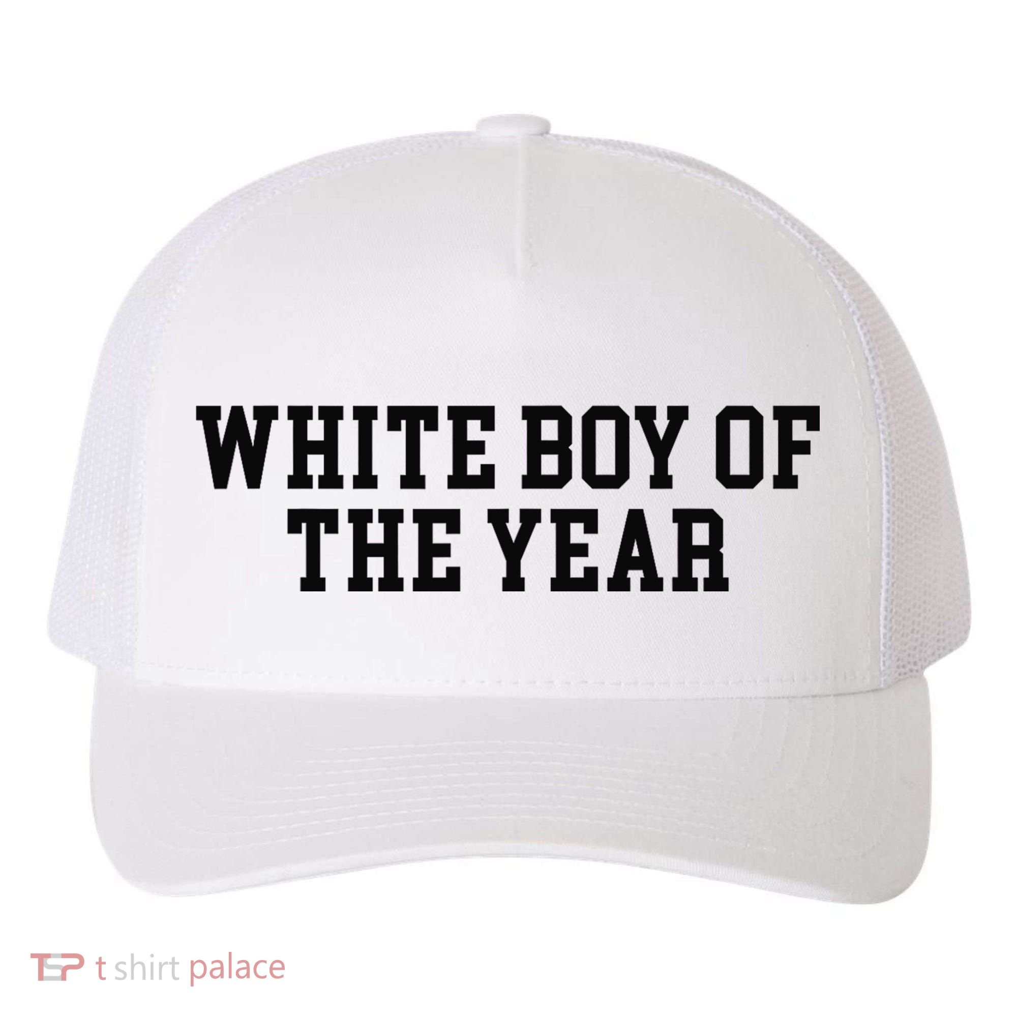 White Boy Of The Year Yupoong Adult 5-Panel Trucker Hat