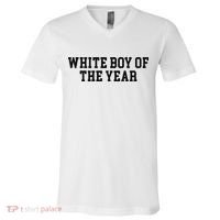 White Boy Of The Year V-Neck T-Shirt thumb 0