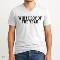 White Boy Of The Year V-Neck T-Shirt thumb 2