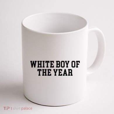 White Boy Of The Year Coffee Mug back