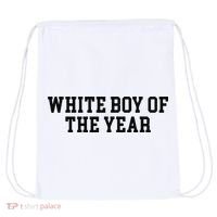 White Boy Of The Year Drawstring Bag thumb 0