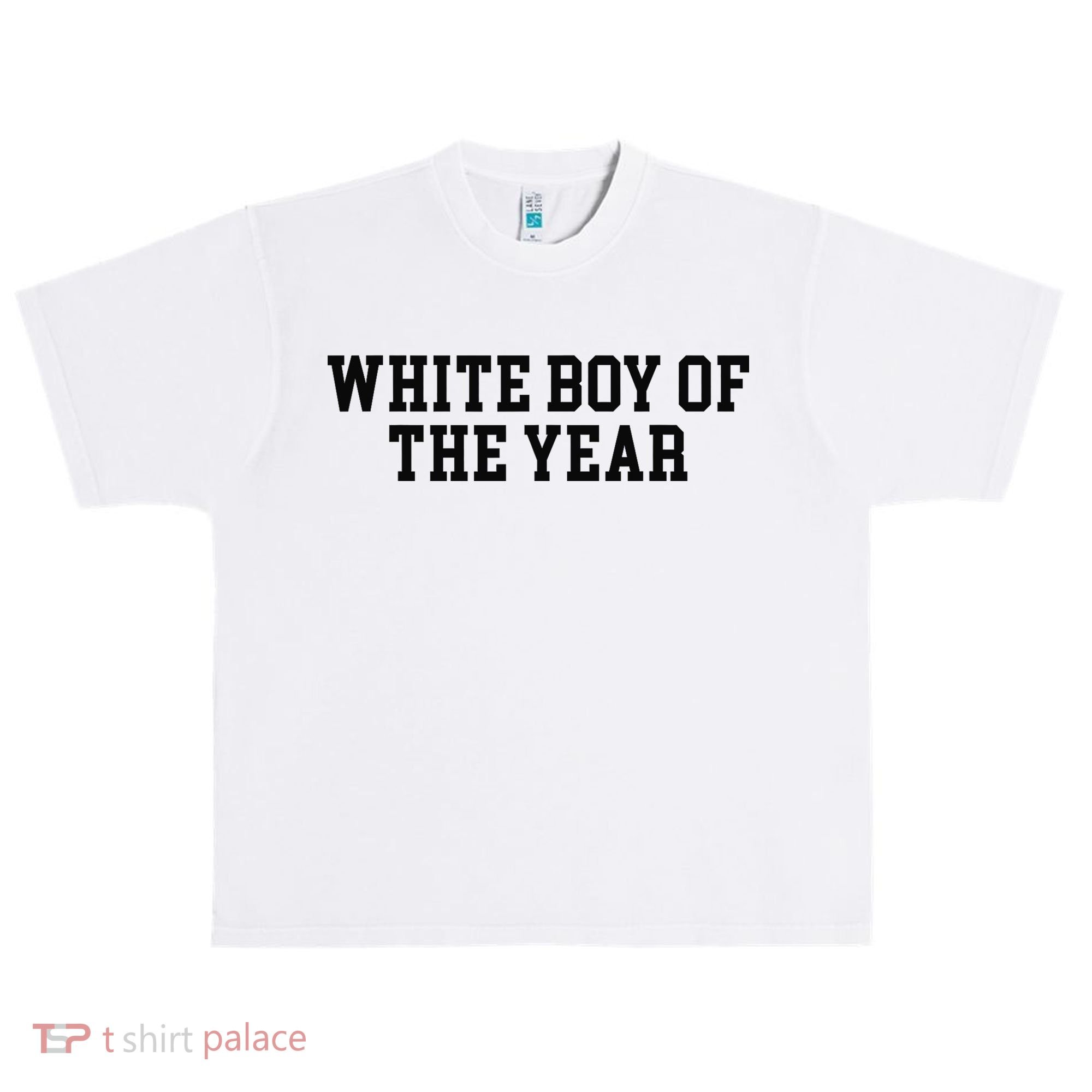 White Boy Of The Year Urban Oversized Heavyweight T-Shirt
