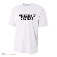 White Boy Of The Year Youth Performance Sprint T-Shirt thumb 0