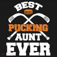 Womens Best Pucking Aunt Ever Hockey Sports Lover TShirt Women's Tank Top thumb 5