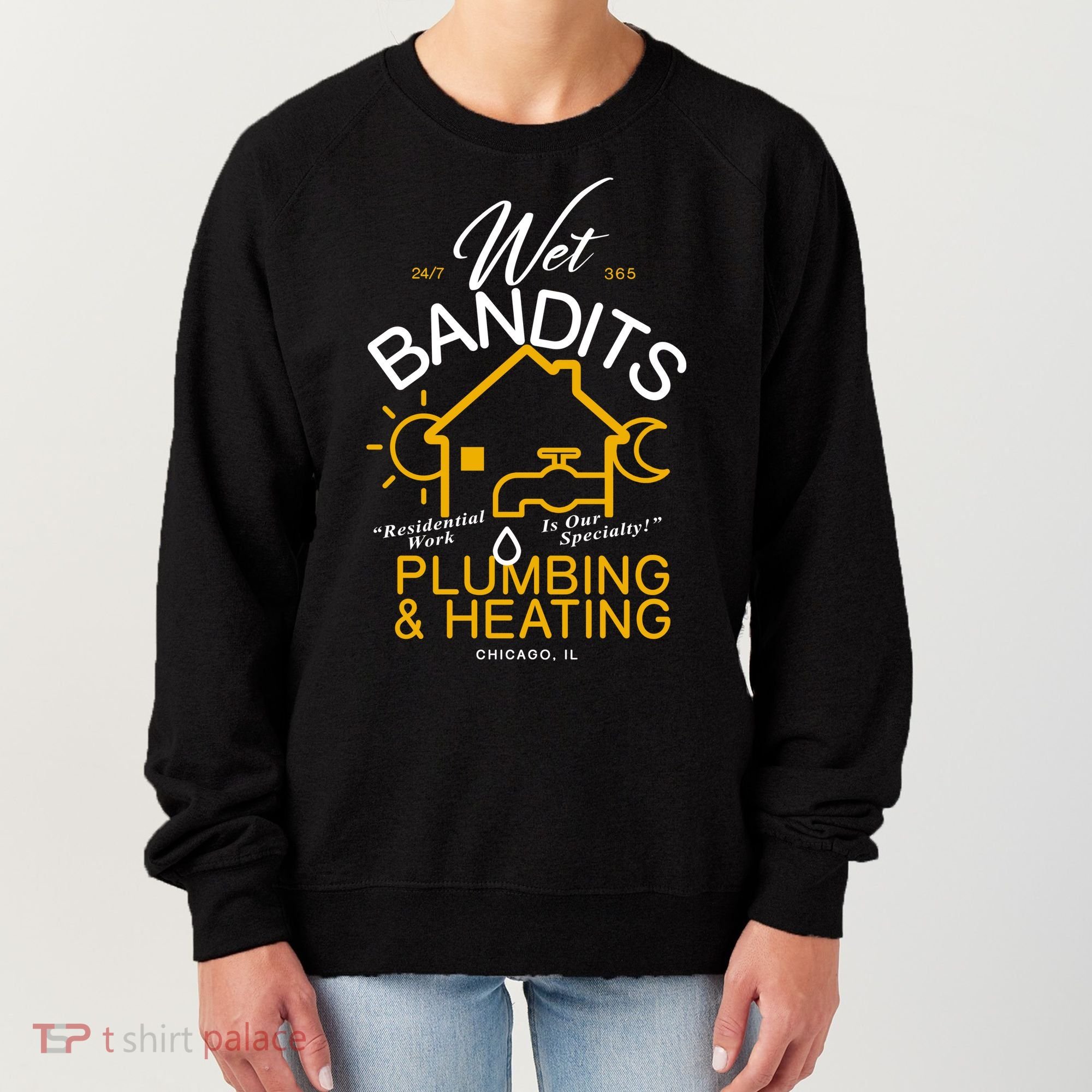 Wet Bandits Plumbing & Heating Chicago Women's Sweatshirt