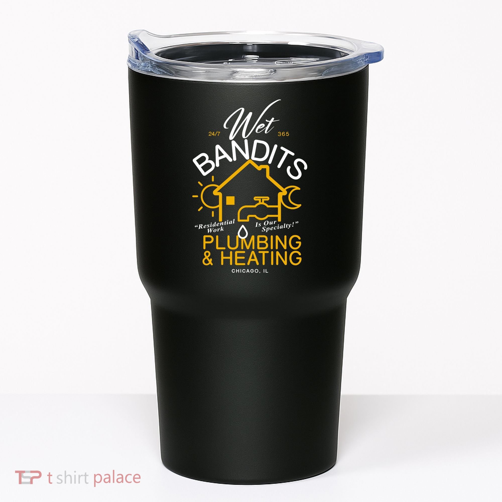 Wet Bandits Plumbing & Heating Chicago Tumbler
