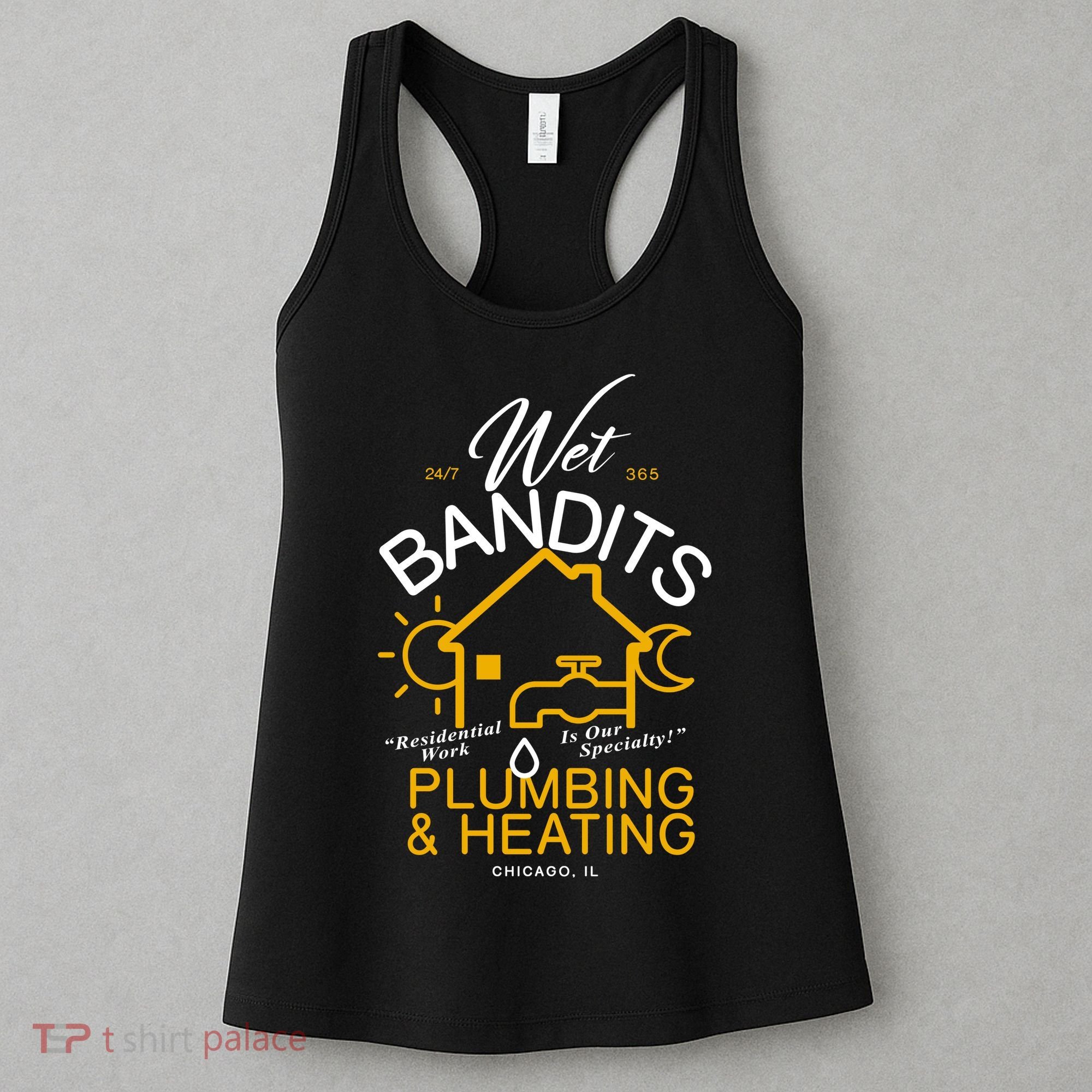 Wet Bandits Plumbing & Heating Chicago Women's Tank Top