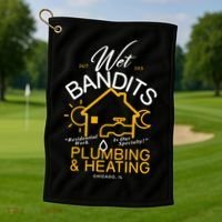 Wet Bandits Plumbing & Heating Chicago Golf Towel thumb 1