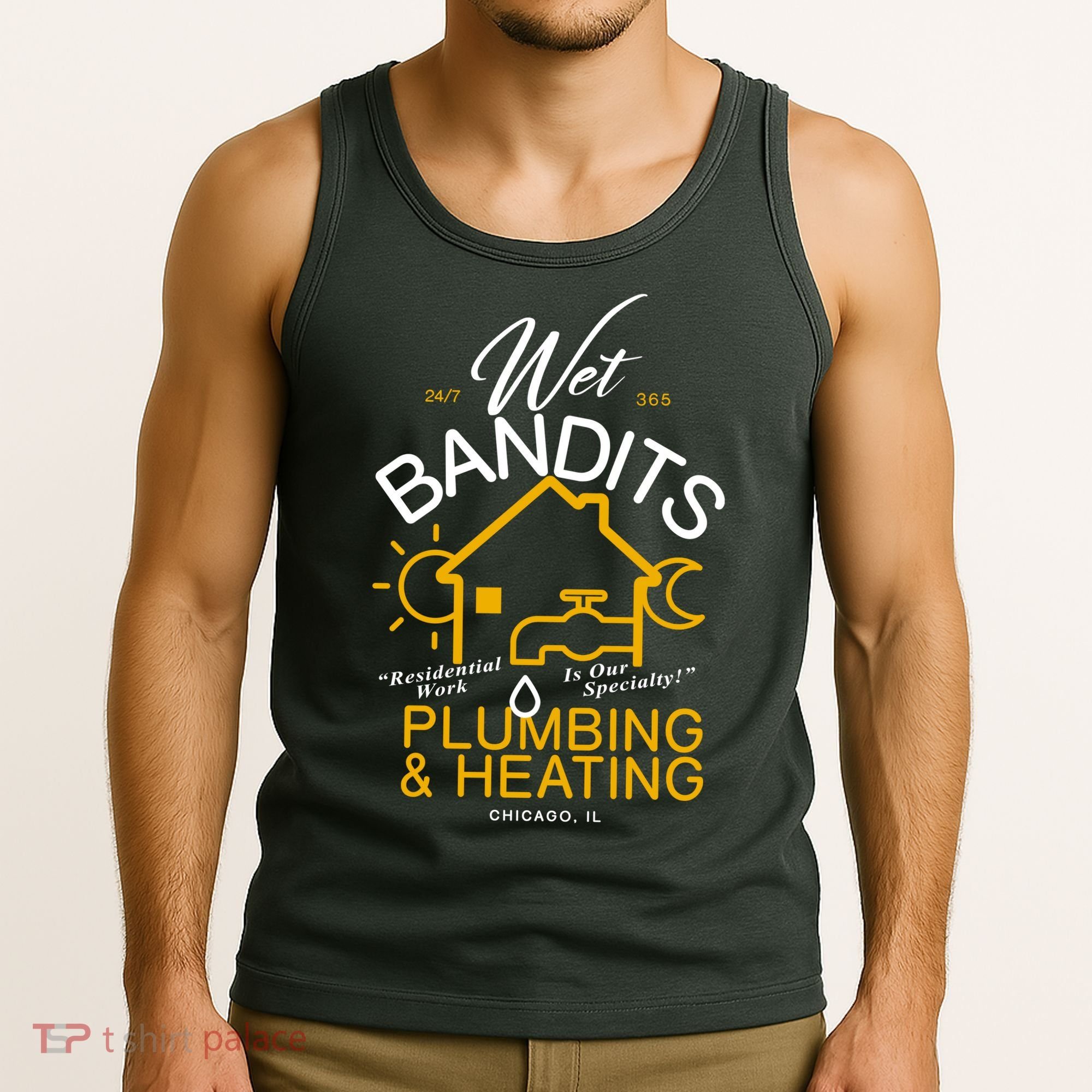 Wet Bandits Plumbing & Heating Chicago Tank Top