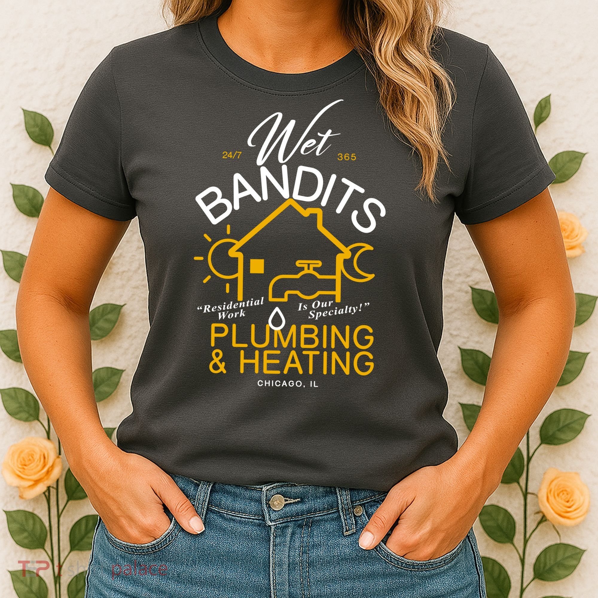 Wet Bandits Plumbing & Heating Chicago Women's T-Shirt
